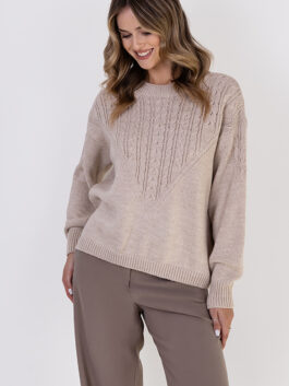 Pull 187233 MKM beige