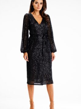 Robe de soirée 189422 awama  noir