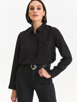 Chemise manche longue 189476 Top Secret noir