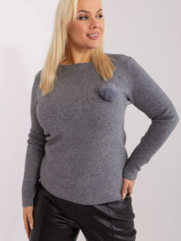 Pull plus size 190065 Factory Price  gris