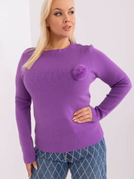 Pull plus size 190067 Factory Price  violet