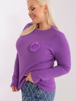 Pull plus size 190067 Factory Price  violet