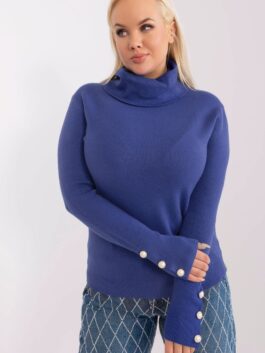 Pull plus size 190077 Factory Price  bleu