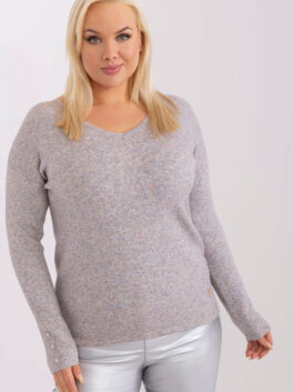 Pull plus size 190086 Factory Price  gris