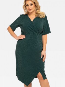 Plus size Robe Ilona 190939 Karko  vert