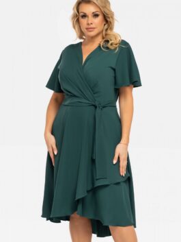 Plus size Robe Anabella 190950 Karko  vert