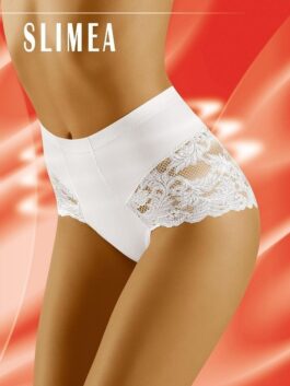 Culotte gainante dentelle Wolbar Slimea blanche