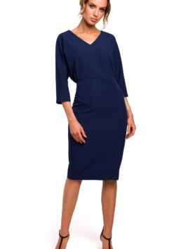 Robe de jour 135455 Moe  bleu marine