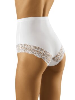 Culotte gainante dentelle Wolbar blanche