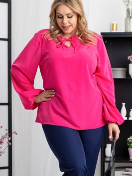 Chemisier grande taille 169692 Karko rose