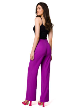 Pantalon femme confortable et élégant, violet – Makover