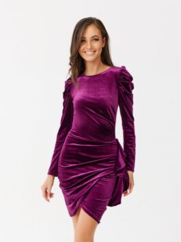 Robe de soirée courte 186652 Roco Fashion violet