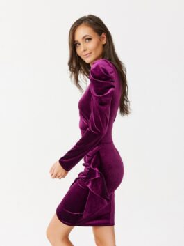 Robe de soirée courte 186652 Roco Fashion violet